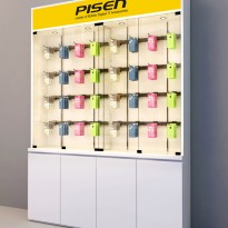 Thiết Kế - Hoàn Thiện Tủ Trưng Bày Phụ Kiện - Điện Thoại PISEN - Anh Đức - Thái Hà - CPKĐT115